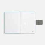 Ежедневник Grande Strap на заказ, датированный, бирюзовый