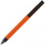 Ручка шариковая Standic с подставкой для телефона, оранжевая