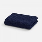 Плед Knitline, темно-синий (сапфир)