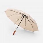 Зонт складной Cloudburst в подарочной упаковке, бежевый Зонт складной Cloudburst в подарочной упаковке, бежевый