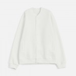 Бомбер унисекс AtmosWear, молочно-белый