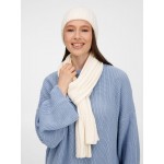 Шарф Metelitsa, белый (молочный)