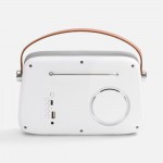 Bluetooth-колонка с радио Retronica, белая