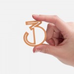 Подвеска Symbol, 3D-печать на заказ, цифра 3