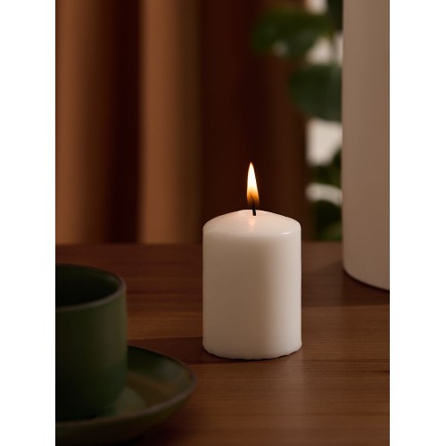 Свеча ароматическая Arozo 70, черная вишня, белая