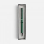Ручка шариковая Blade Soft Touch в футляре, зеленая