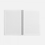 Блокнот Salvador в клетку, черный ver.2