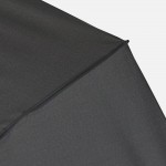 Зонт обратного сложения twoGether с двойным куполом, черный