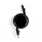 Складной кабель с переходниками pocketCoil, черный
