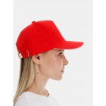 Бейсболка Classic 2.0, красная с белым кантом