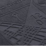 Полотенце на заказ Surpass с рельефным логотипом, среднее