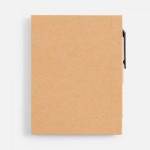 Мини-блокнот Eco Light с ручкой с черными элементами, ver.2