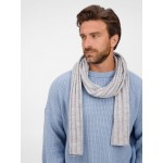 Шарф Metelitsa, серебристо-серый меланж