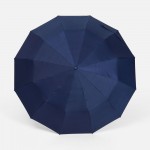 Зонт складной с УФ-защитой Ribstar, темно-синий