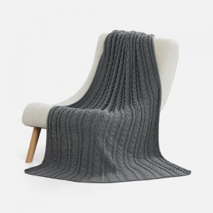 Плед Eloisa, серый меланж