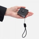 Внешний аккумулятор с беспроводной зарядкой Aura Power, серый