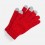 Перчатки сенсорные Spotti Senso, красные