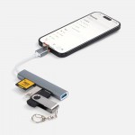 USB-хаб Slotto, серый