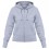 Толстовка женская Hooded Full Zip серый меланж