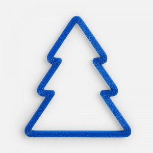 Подвеска «Елочка», 3D-печать, синяя