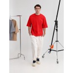 Футболка оверсайз унисекс Kosmos 2.0, красная (алая)