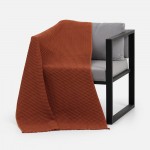 Плед вафельный Elenglect, оранжевый