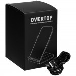 Быстрое беспроводное зарядное устройство Overtop, черное