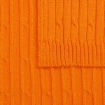 Плед Remit ver.2, оранжевый (апельсин)