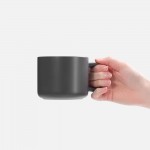 Чашка Jumbo в коробке матовая, темно-серая