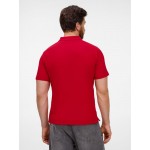 Рубашка поло унисекс Tervise, красная Рубашка поло унисекс Tervise, красная