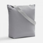 Шопер B5, серый с широкими серыми ручками