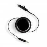 Складной кабель с переходниками pocketCoil, черный