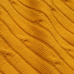 Плед Remit ver.2, темно-желый (горчичный)