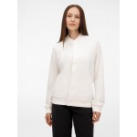 Бомбер унисекс Nuppu, молочно-белый