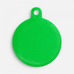 Подвеска Round, 3D-печать, салатовая