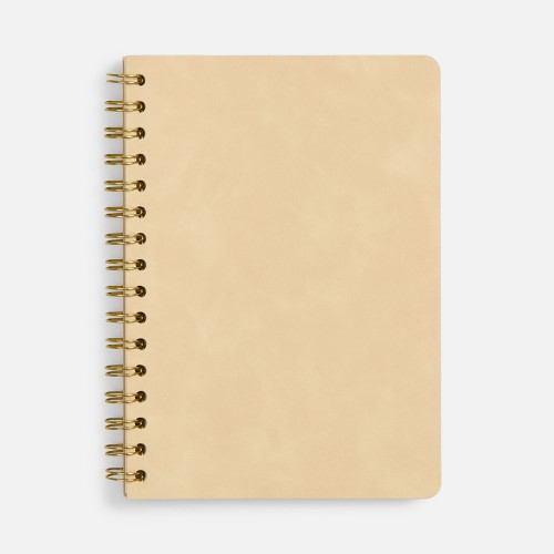 Ежедневник Spiral, недатированный, бежевый