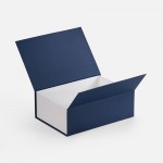 Коробка Bicolor Case, белая с синим