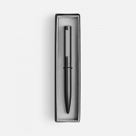 Ручка шариковая Inkolor в футляре, черная с серым