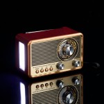 Bluetooth-колонка с радио Listenberg, коричневая