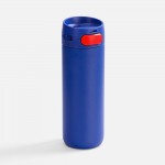 Термостакан X1 с цветной кнопкой, синий с красным