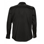 Рубашка мужская с длинным рукавом BRIGHTON, черная
