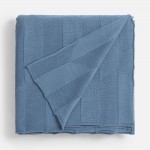 Плед Rombus, синий (дымчатый)