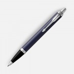 Ручка шариковая Parker IM Core Matte Blue CT, темно-синяя с черным