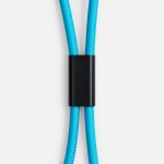 Кабель-ланьярд energyFlex Power Delivery 60 Вт, синий