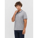 Рубашка поло унисекс Palermo, ярко-синяя с белым