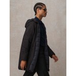 Куртка-парка унисекс Reverse, черная