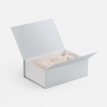 Коробка Bicolor Case, белая с серым