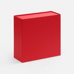 Коробка складная Quadra Fold, красная