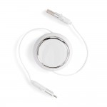 Складной кабель с переходниками pocketCoil, белый