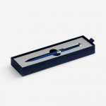 Ручка шариковая Broad Ring Soft Touch в футляре, синяя